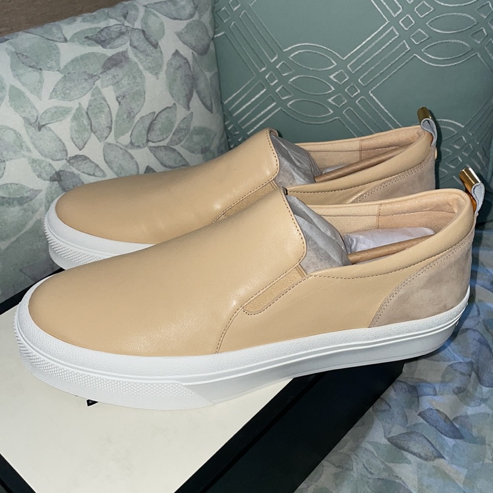 NWT J/SLIDES GIA Light Sand Leather - Picture 8 of 13